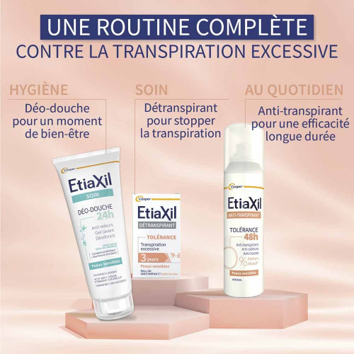 Anti-Transpirant Tolérance 48H Lot de 2 x 150 ml