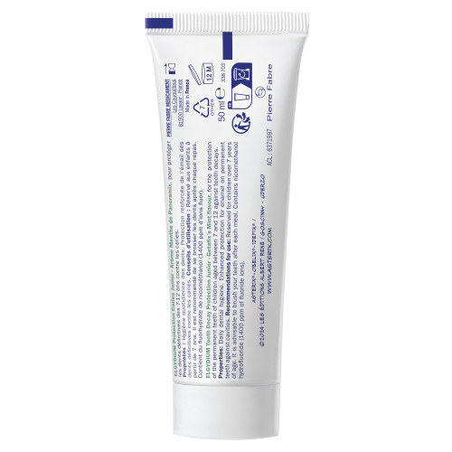 Gel Dentifrice Junior Protection Caries 7/12 Ans Menthe de Panoramix 50 ml