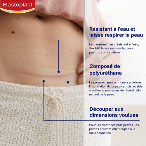 Elastoplast Réducteur de Cicatrices 21 Patchs Réduit Rougeur