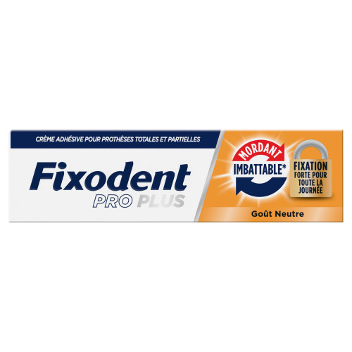 Fixodent Pro Plus Crème Adhésive 40 g Tenue Imbattable