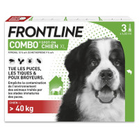 Frontline Combo Chien XL 3 Pipettes Protection Parasites Efficace
