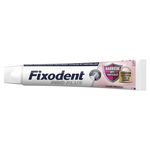 Fixodent Pro Plus Crème Adhésive 40g Fixation Forte Gencives Saines