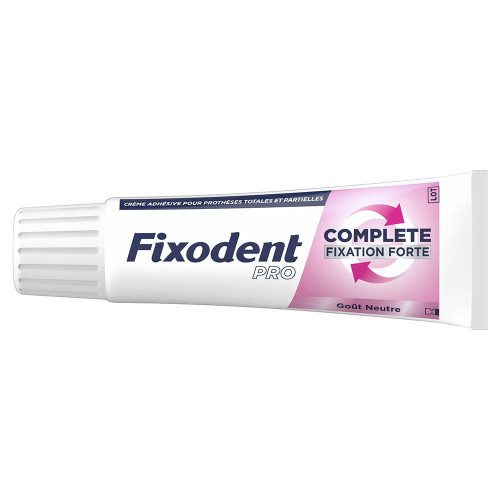 Fixodent Pro Complete Crème 47g Fixation Forte Confort Optimal