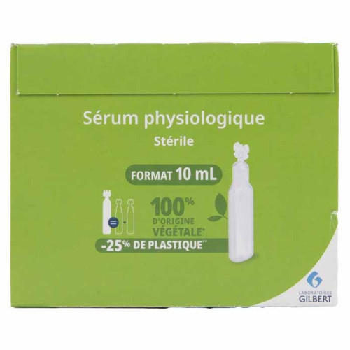 Gilbert Sérum Physiologique 30 Unidoses 5 ml Hygiène Bébé Pharma360