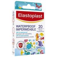 Elastoplast Waterproof Enfant 20 pansements imperméables réconfortants