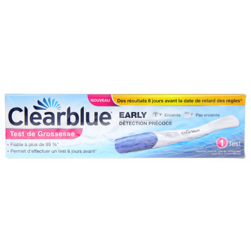 CLEARBLUE Early Test de grossesse Détection Précoce-6815 CLEARBLUE Early Test de grossesse Détection Précoce-6815