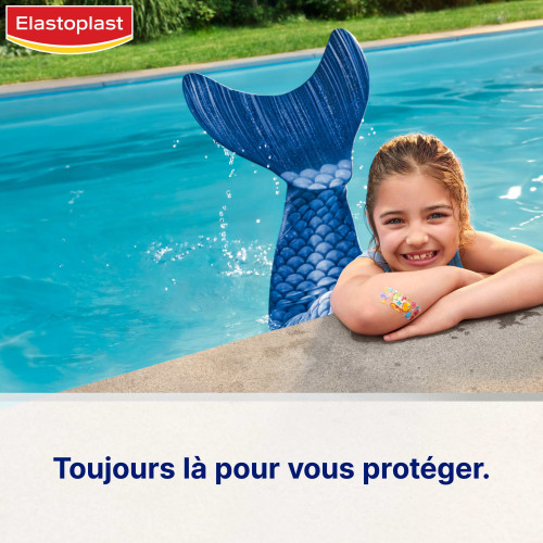 Elastoplast Waterproof Enfant 20 pansements imperméables réconfortants