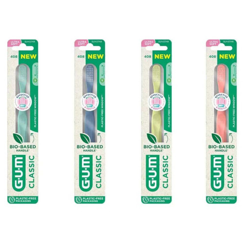 GUM Brosse à dents Ultra Souple Nettoyage Doux et Efficace - Pharma360