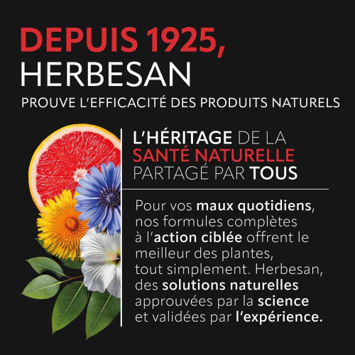 Herbesan Boost Fatigue Défense Énergie 30 comprimés Vitalité Durable