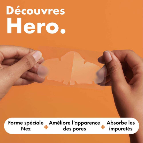 Hero Mighty Patch Nose 10 Patchs Peau Nette Nuit - Parapharmacie en ligne
