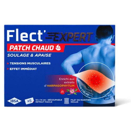 IBSA Flect'Expert Patch Harpagophytum 5 patchs Soulagement Douleurs