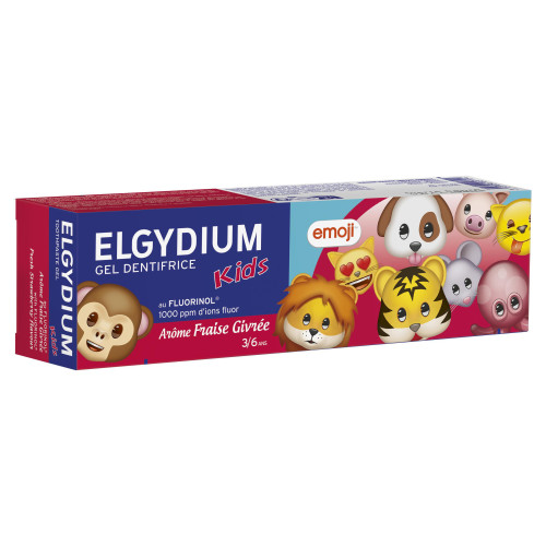 Elgydium Kids Gel Fraise Givrée 50ml Protection Caries Enfants