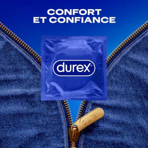 Durex Classic Jeans 20 préservatifs confort lubrifiant silicone Pharma360