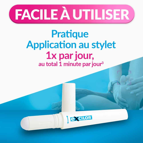 Excilor Mycose Ongle Traitement 4ml Déjaunissement Actif Pharma360