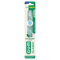 Gum Brosse à Dents Bio 410 Medium Nettoyage Doux et Écologique