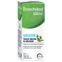 EG Labo Bronchokod Naturel Sans Sucre 120 ml Toux Sèche et Grasse