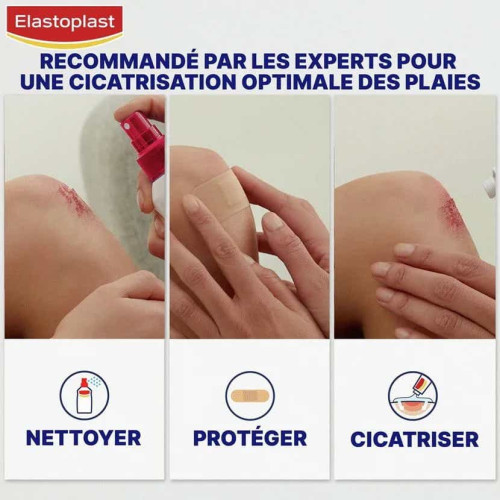 Elastoplast Sensible XL Enfants 10 pansements hypoallergéniques Pharma360