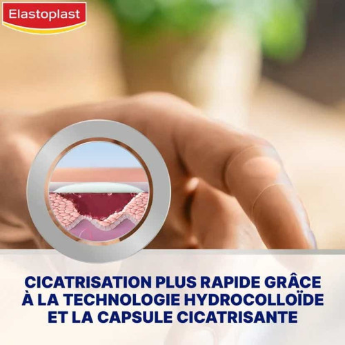 Elastoplast Second Skin Protection 10 pansements cicatrisation rapide
