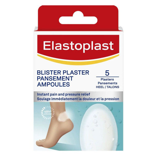 Elastoplast Blister Plaster 5 Pansements Soulage Ampoules Talons