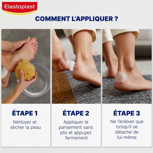 Elastoplast Blister Plaster 5 Pansements Soulage Ampoules Talons