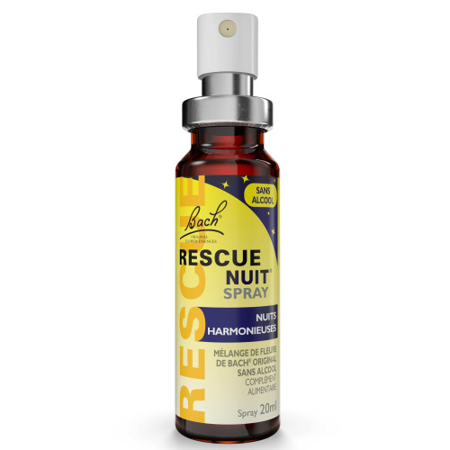 FLEURS DE BACH Rescue Nuit Spray 20ml Sommeil Réparateur Pharma360