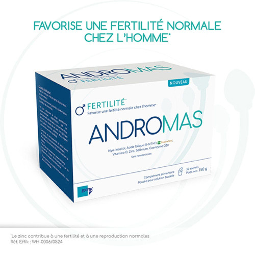 Effik Andromas 150g Fertilité Masculine Naturelle - Pharma360