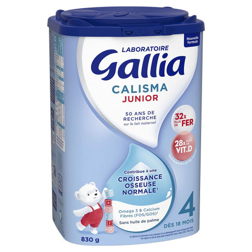 Lait croissance Gallia Junior - Développement cérébral dès 18 mois