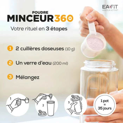 Minceur EAFIT Matcha : Poudre matcha, drainage & collagène - 275g