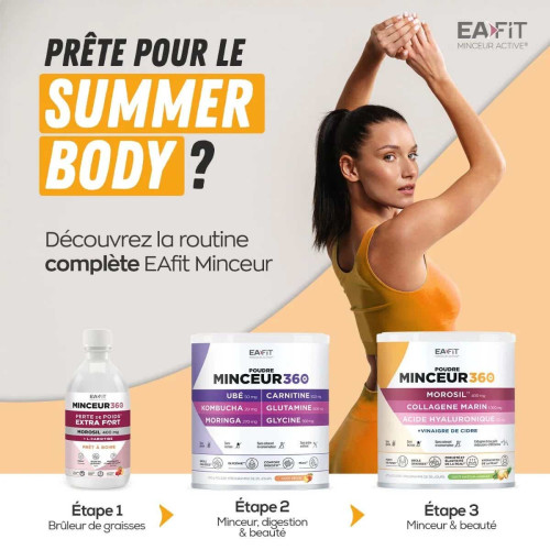 Minceur EAFIT Matcha : Poudre matcha, drainage & collagène - 275g