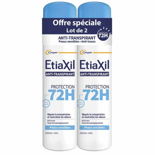 ETIAXIL Déod 72H Aérosol : Protection Anti-Transpirante 72h