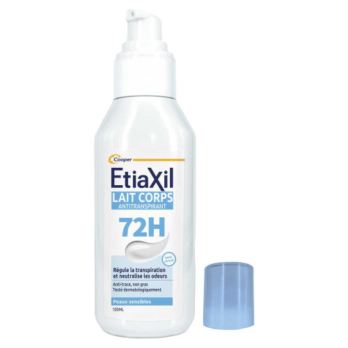 ETIAXIL Anti-Transpirant Lait Corps : Protection 72h Peaux Sensibles