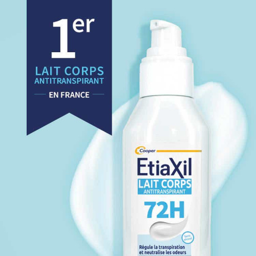 ETIAXIL Anti-Transpirant Lait Corps : Protection 72h Peaux Sensibles