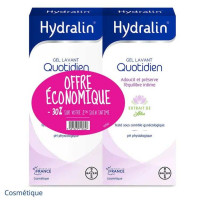 Hydralin Quotidien : Gel Intime pH5.2 - 2x400ml + 100ml Offert
