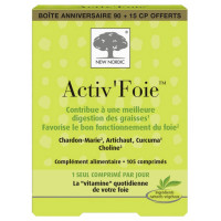 New Nordic Activ'foie 90 - Digestion des Graisses, Soutien Hépatique