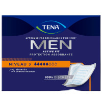 TENA Men Protec Urinaire Niv 3 - 16 Unités | Absorption 710 ml