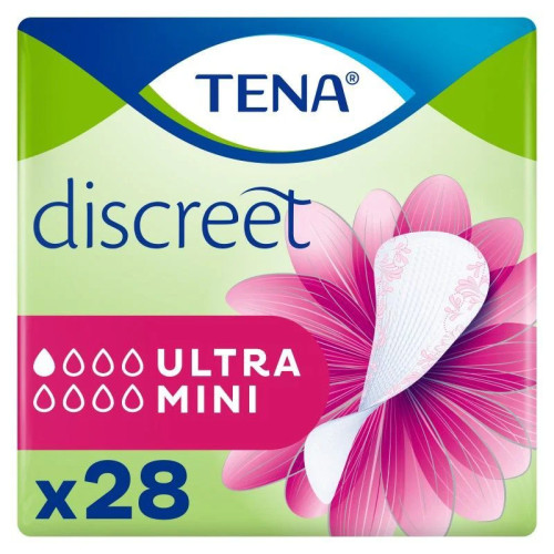 TENA Protec Urin Ultra Mini - 28 sacs : Absorption 92 ml, ultra fin