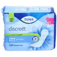TENA Discreet Extra : Protection urinaire modérée, 20 pièces