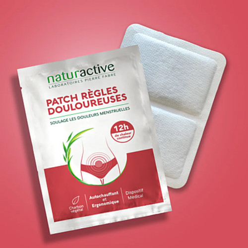 Naturactive : Patch autochauffant pour douleurs menstruelles et SPM
