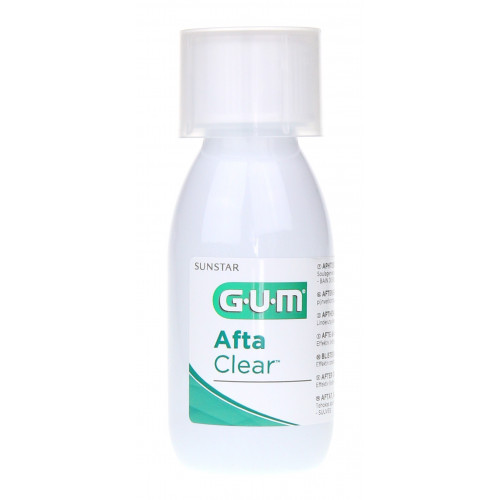 GUM AftaClear 120mL - Soulage Douleur, Cicatrisation Rapide