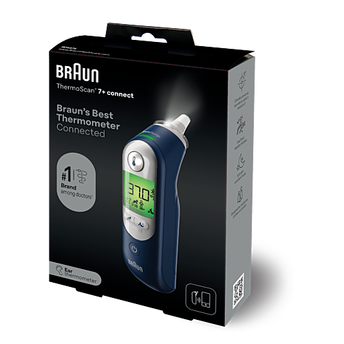 Thermomètre auriculaire Braun : précision et connectivité