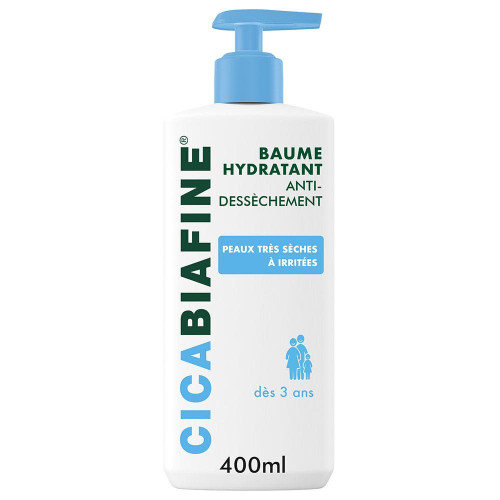 CICABIAFINE Baume Hydratant 400mL - Hydratation Intense Peau Sèche