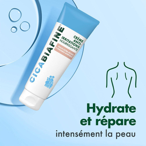 CICABIAFINE Crème Hydratante 200mL - Soulage Peaux Sèches