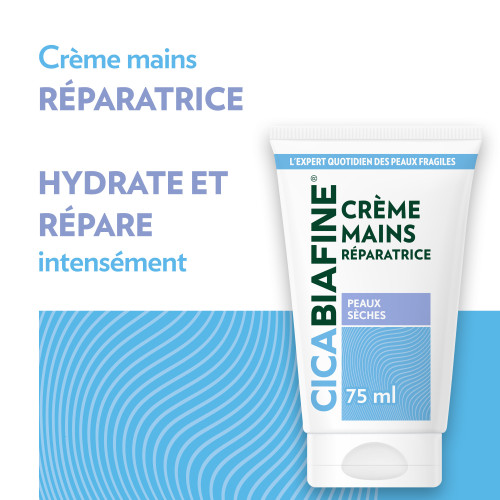 CICABIAFINE Crème Mains Réparation Intense 75mL - Apaise et répare sur
