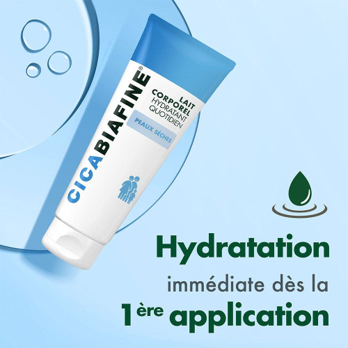 CICABIAFINE Lait Hydratant Corporel 200mL - Hydrate et Répare