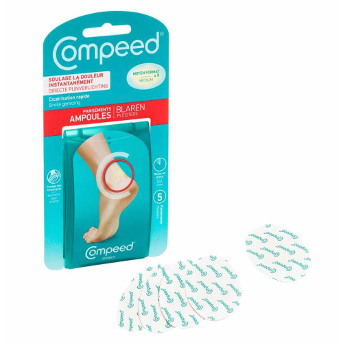 COMPEED Pansement Ampoules 5 unités - Soulage et cicatrise vite