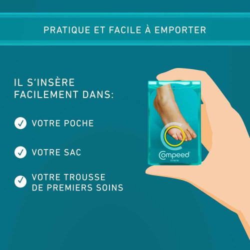 Compeed Pansement Cors Moyen 10 unités - Soulage et Hydrate sur