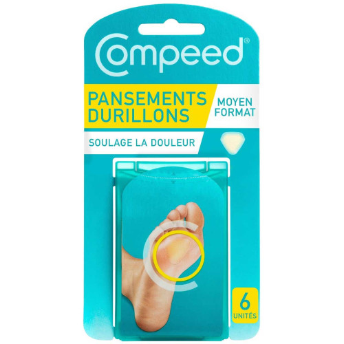 Compeed Pansement Durillons 6 unités - Soulage et Hydrate