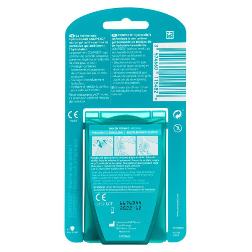 Compeed Pansement Durillons 6 unités - Soulage et Hydrate