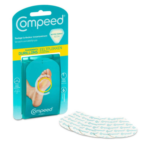 Compeed Pansement Durillons 6 unités - Soulage et Hydrate