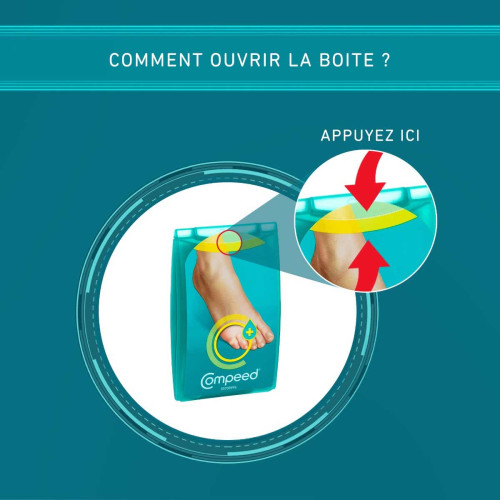 Compeed Pansement Durillons 6 unités - Soulage et Hydrate